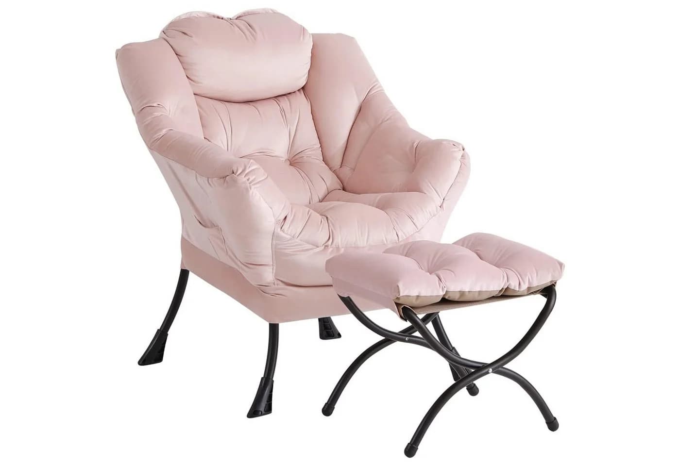 GarveeMore Ohrensessel Relaxsessel mit Hocker Polstersessel Faulsesse - Bild 2