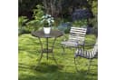 GarveeMore Gartentisch Bistrotisch Outdoor Aluminium Bronzefarben Bild 1