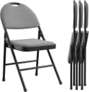 GarveeMore Klappstuhl Gästestuhl Campingstuhl 4er Set Gartenstuhl Bild 2
