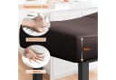 GarveeMore Barhocker 2er Set Braun PU-Leder Metallgestell Bild 4
