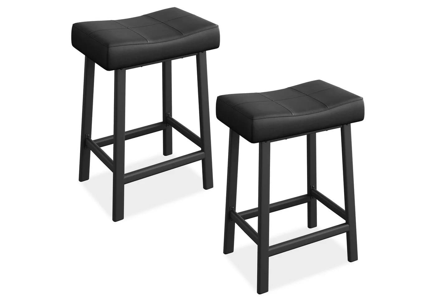 GarveeMore Barhocker 2er Set PU-Leder Schaumstoffpolsterung - Bild 2