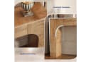 GarveeMore Konsolentisch 120/160cm Dunkle Eiche Bild 4
