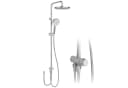 GarveeMore Brausegarnitur Duschsystem Regendusche, Duschset inkl. Einstellbare Einbauhöhe-D25cm Bild 2