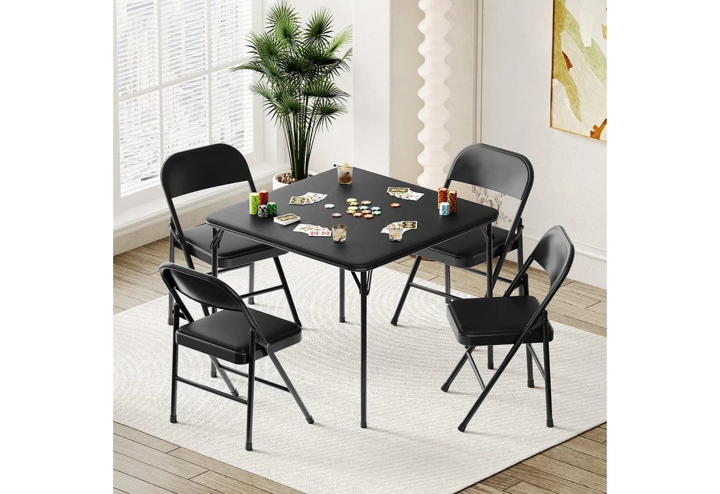 GarveeMore Klapptisch PU Tischplatte
