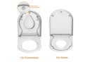 GarveeMore WC-Sitz Toilettendeckel mit Kindersitz Absenkautomatik Bild 4