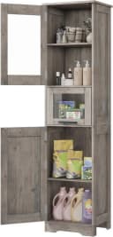 GarveeMore Hochschrank Badezimmerschrank Badschrank Badkommode Bild 2