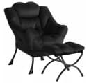 GarveeMore Ohrensessel Relaxsessel mit Hocker Polstersessel Faulsesse Bild 2
