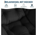 GarveeMore Ohrensessel Relaxsessel mit Hocker Polstersessel Faulsesse Bild 4