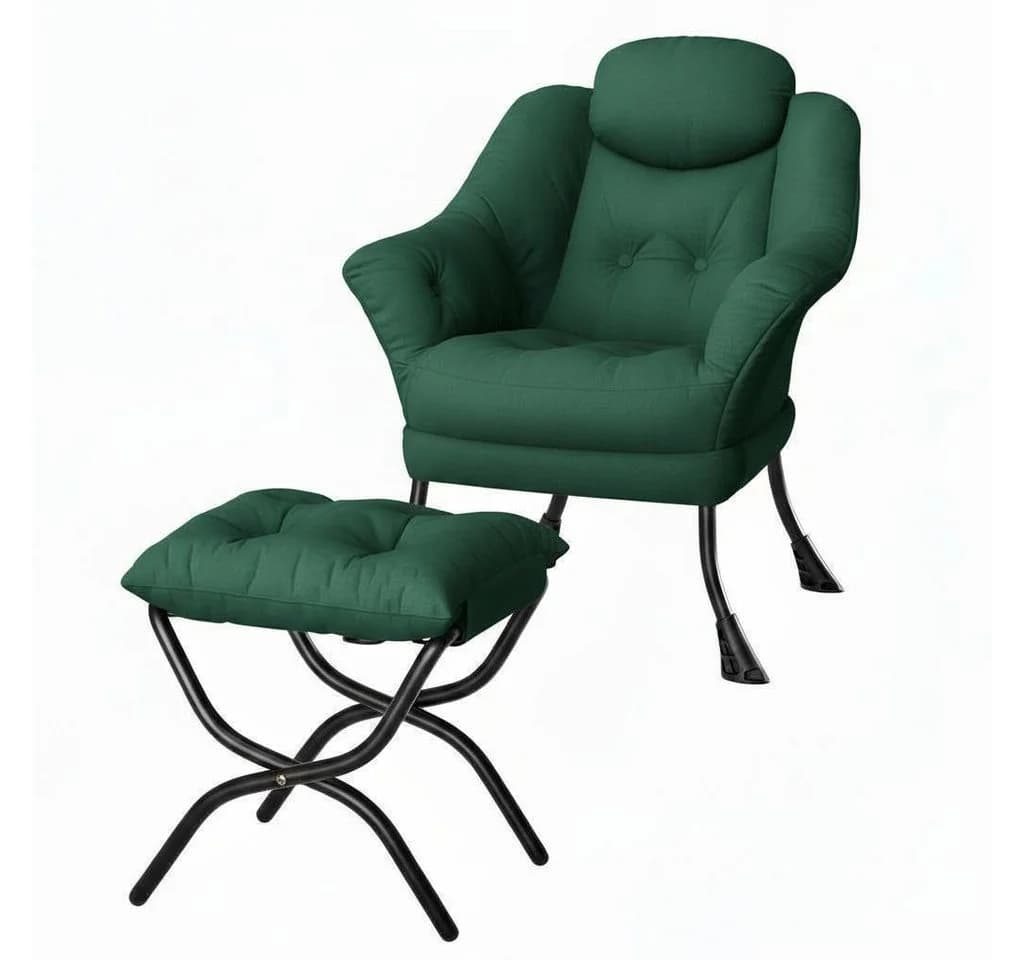 GarveeMore Ohrensessel Relaxsessel mit Hocker - Bild 2