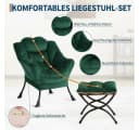 GarveeMore Ohrensessel Relaxsessel mit Hocker Bild 5