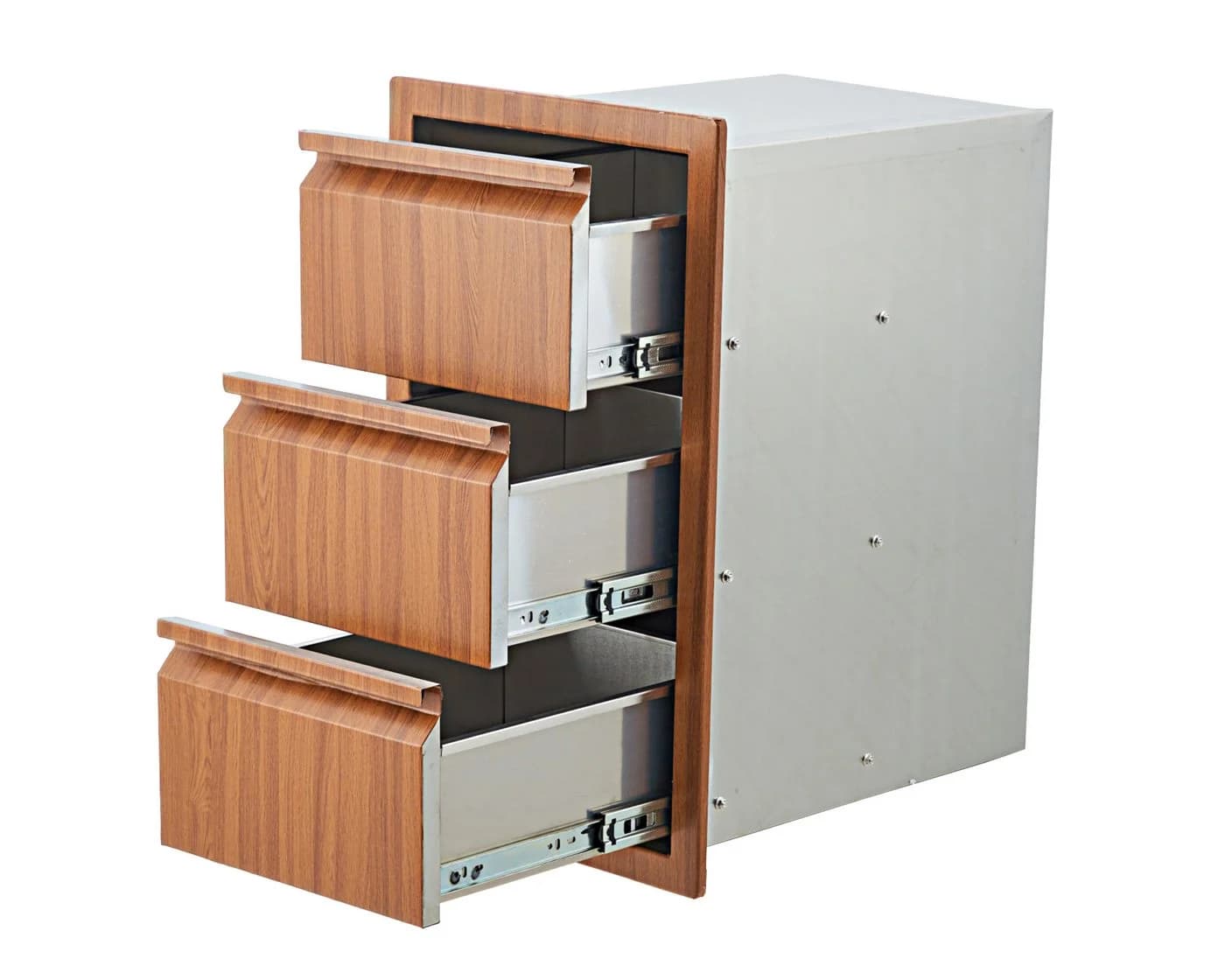 GarveeMore Unterschrank Edelstahl 3 Schubladen - Bild 2