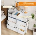 GarveeMore Kommode aus PU Aufbewahrungsschrank mit 12 Schubladen Bild 5