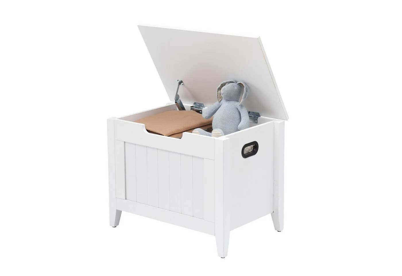 GarveeMore Sitztruhe Sitzbank mit Stauraum Spielzeugtruhe 60/100 x 40 x 46 cm - Bild 2