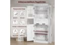 GarveeMore Hochschrank Weiß mit Glastüren und Schubladen Bild 4