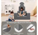 GarveeMore Kindersofa 6-teilig - Modular & Multifunktional Bild 4
