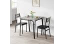 GarveeMore Essgruppe Ktichen Tisch mit 2 Stühlen für Küche & Esszimmer, Kompaktes Esszimmer-Set für kleine Räume Bild 2