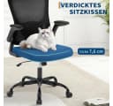 GarveeMore Bürostuhl Ergonomischer mit erstellbare Lendenwirbelstütze und Kopfstütze, Home-Office-Stuhl, Gaming-Stuhl mit hoher Rückenlehne aus Netzstoff Bild 5