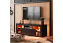 WLIVE TV-Schrank 135 cm Lowboard mit RGB-LED für Fernseher bis 70 Zoll Schwarz Bild 1