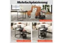 WLIVE Couchtisch 2er-Satz mit Stauraum, Holzoptik, 2 in 1 Verschachtelung Bild 5