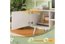 WLIVE TV-Schrank Lowboard mit 2 Türen, Fernsehschrank für Fernseher bis zu 55/60 Zoll, verstellbare Ablagen, für Wohnzimmer, Schlafzimmer Bild 5