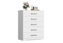 WLIVE Kommode mit 5 Schubladen, Vielseitiger Schubladenschrank für Schlafzimmer, Flur & Kinderzimmer Bild 2