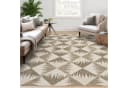 GarveeMore Moderner Teppich Beige Geometrisch Waschbar Antirutsch Bild 2