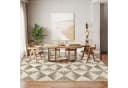 GarveeMore Moderner Teppich Beige Geometrisch Waschbar Antirutsch Bild 4