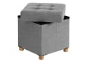 SONGMICS Sitzhocker mit Stauraum 38 cm Bild 2