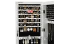 SONGMICS Schmuckschrank Spiegelschrank Weiß mit LED Beleuchtung Bild 5