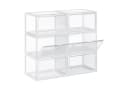 SONGMICS Schuhbox 6er Set Stapelbar Transparent Bild 2