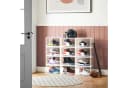SONGMICS Schuhbox 6er Set Stapelbar Transparent Bild 3