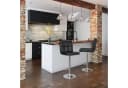 SONGMICS Barhocker LJB64B Schwarz mit Lehne höhenverstellbar Bild 1
