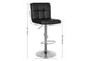 SONGMICS Barhocker LJB64B Schwarz mit Lehne höhenverstellbar Bild 4