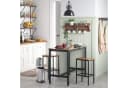 VASAGLE Barhocker Set 2er Braun Holzspanplatte Stahl Bild 3