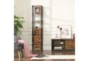 VASAGLE Hochschrank Standregal mit Schrank und 3 Ablagen, Industrie-Look Bild 1
