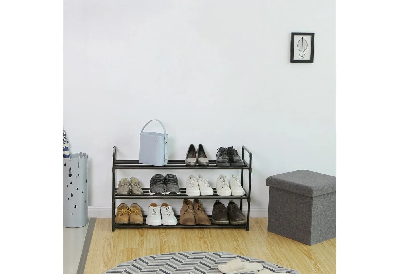 SONGMICS Schuhregal Metall Schuhaufbewahrung - Bild 4
