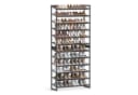 SONGMICS Schuhregal Schwarz 12 Ablagen Stapelbar Bild 2
