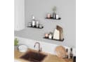 SONGMICS Wandregal 3er Set Schwarz Industrie-Design Bild 5