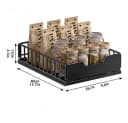 GarveeMore Küchenorganizer-Set Metall Ausziehbare Schubladen Bild 1