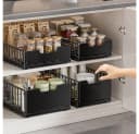 GarveeMore Küchenorganizer-Set Metall Ausziehbare Schubladen Bild 3