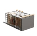 GarveeMore Küchenorganizer-Set Neu Spülbeckenregal aus Kohlenstoffstahl Ausziehbar Aufbewahrungsregal Bild 2