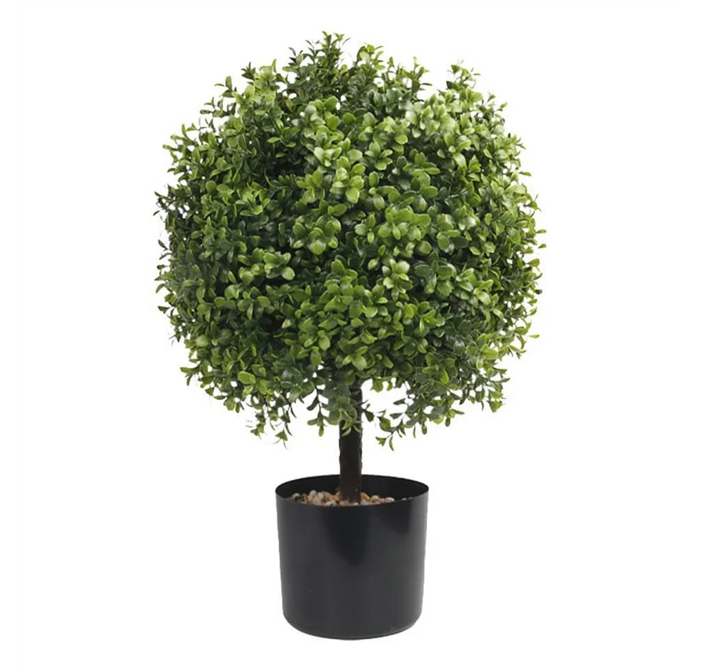 GarveeMore Künstliche Topiary Boxwood Kugelbäume Grün 20 Zoll - Bild 2