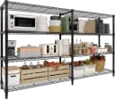 GarveeMore Schwerlastregal 4-stufig Metall Grau Bild 2