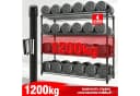 GarveeMore Schwerlastregal 1500 kg Metallrollregal grau Bild 4