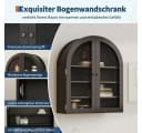GarveeMore Hängeschrank mit Acryltüren und verstellbaren Regalen Bild 4