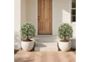 GarveeMore Künstliche Boxwood Topiary Ball 2er Set mit Erdstab Bild 1