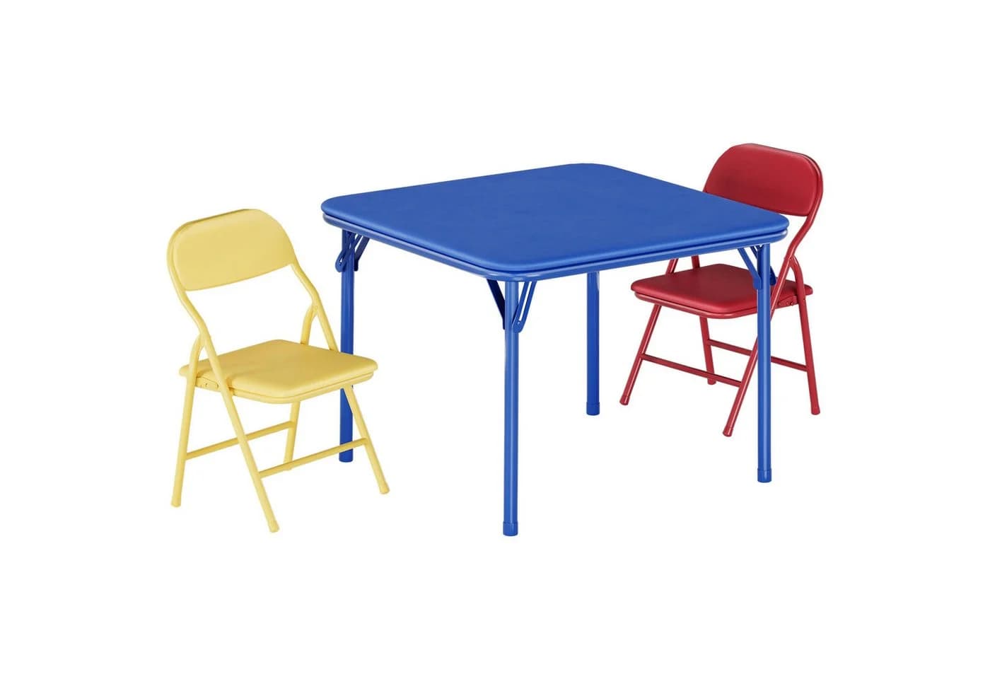 GarveeMore Kindertisch Klappbar 2 Stühle Set Schwarz - Bild 2