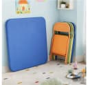 GarveeMore Kindertisch Klappbar 2 Stühle Set Schwarz Bild 4