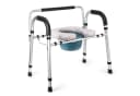 GarveeMore WC-Aufstehhilfe Weiß Verstellbar Aluminium Bild 2