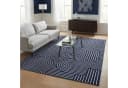 GarveeMore Teppich Rhythmus und Prosodie Rechteckig Grau Blau Bild 2